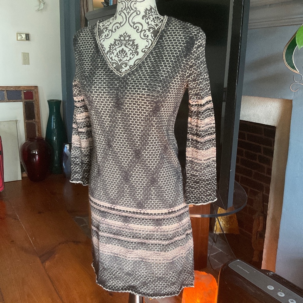 MISSONI Multicolor Wool Knit Dress - Size 8